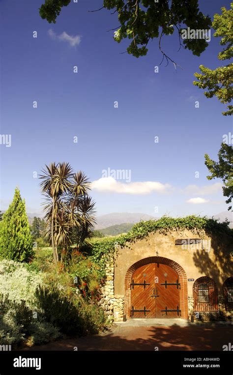 Chamonix wine estate in Franschhoek in South Africa Stock Photo - Alamy