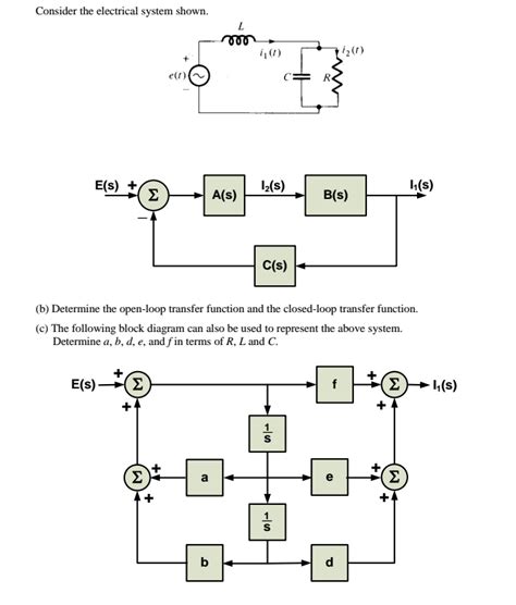 Solved Consider The Electrical System Shown B Determine