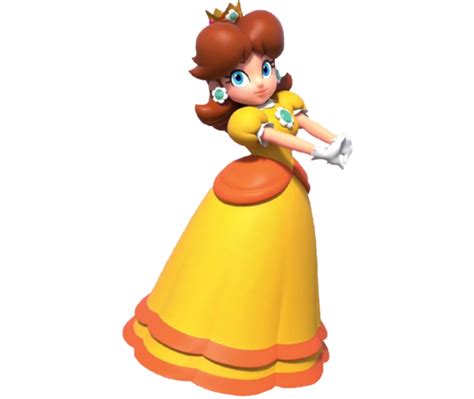 Princess Daisy (Render) - Mario Party 8 (Updated) by Rubychu96 on ...