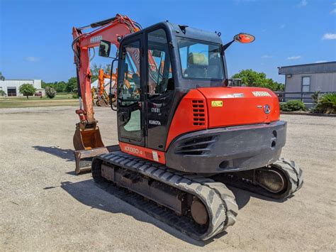 2016 Kubota Kx080 4r3a Mini Excavator 576014 Machine New