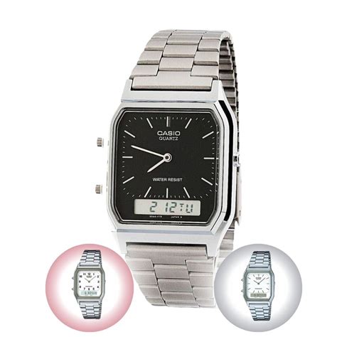 Rel Gio De Pulso Casio Vintage Unissex Anal Gico Anadadigi Masculino