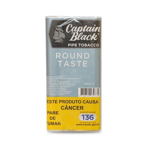 Tabaco Captain Black Round Taste Para Cachimbo 42 5g Shisha Tabacaria