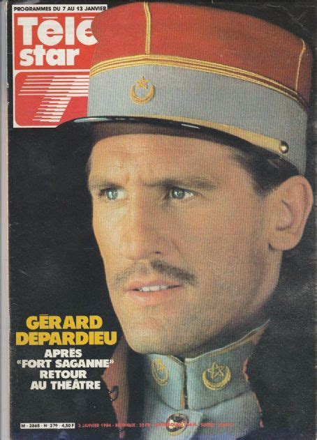 Gérard Depardieu Fort Saganne Télé Star Magazine 03 January 1984