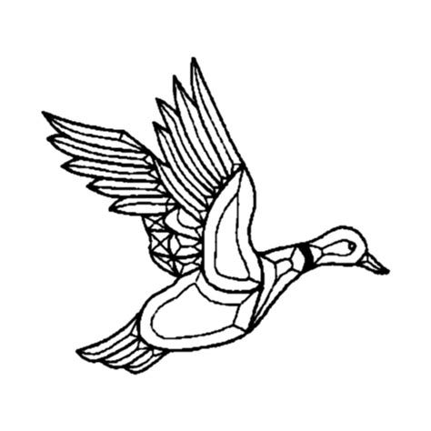 Flying Duck Drawing at GetDrawings | Free download