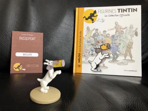 Figurine Tintin Collection Officielle Milou Coinc Dans La Bo Te