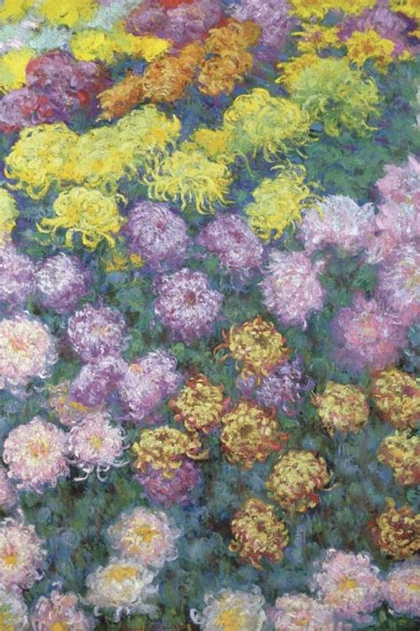 Claude Monet Massif de chrysanthèmes 1897 MutualArt