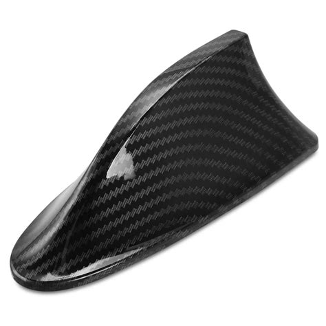 Cm Universal Carbon Fiber Look Car Roof Top Mount Shark Fin Aerial