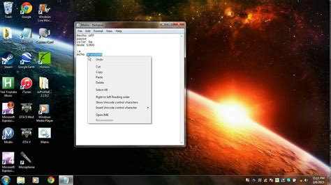 How To Do The Matrix Effect With CMD Notepad YouTube