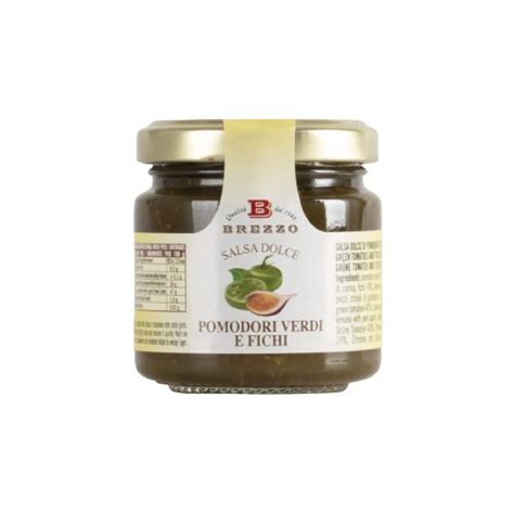 Włoski Chutney z zielonych pomidorów i fig 110 g Brezzo Inna marka