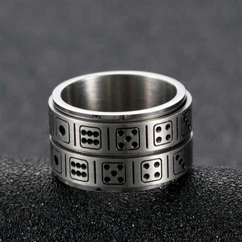 Titanium Dice Spinner Ring – Suckstobebroke