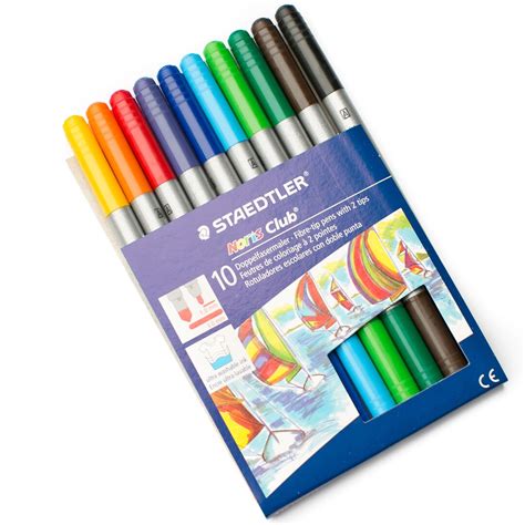 Staedtler Noris Double Ended Fibre Tip Felt Tip Colouring Pens