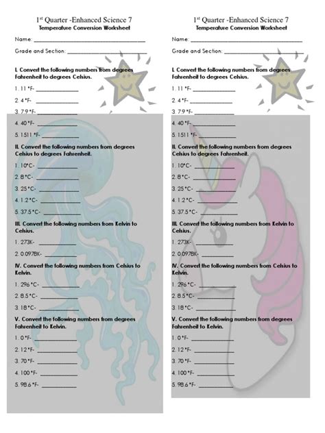 Fahrenheit To Celsius Worksheet Have Fun Teaching Worksheets Library