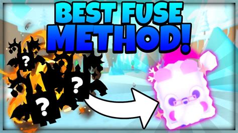 NEW BEST FUSING METHODS IN PET SIMULATOR X CHRISTMAS UPDATE Roblox