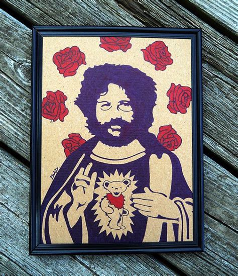 Saint Garcia Jerry Garcia Grateful Dead Rock By Delucaart 50