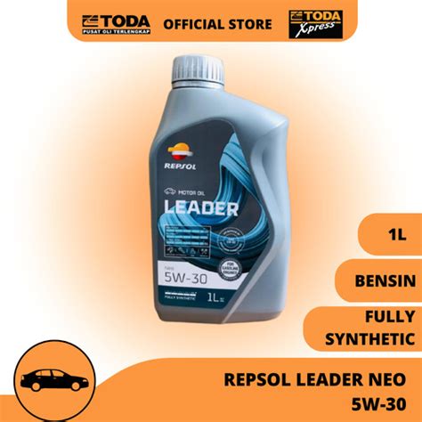 Jual Repsol Leader Neo 5W 30 1L Original Oli Mesin Mobil Oli Mobil