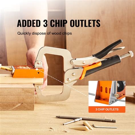 VEVOR Pocket Hole Jig Kit with Clamp TSXKKJPGDGJJQ2BJPV0 at Lowes.com