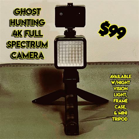 Ghost Hunting 4K Full Spectrum Camera Sale Takes Amazing Videos ...