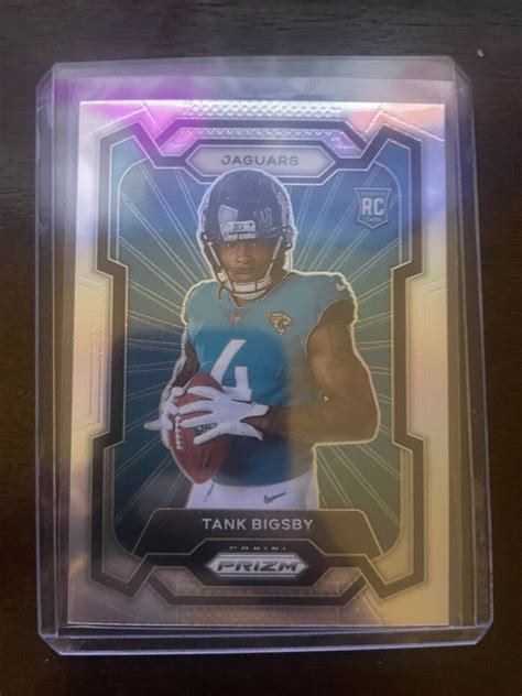 Tank Bigsby Silver Variation Prizm Rookie Panini Prizm Football Rc