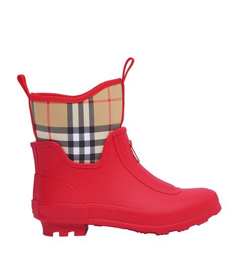 Burberry Kids Vintage Check Rain Boots | Harrods US