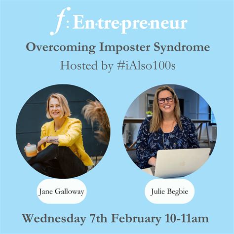 FE Webinar Series Overcoming Imposter Syndrome F Entrepreneur