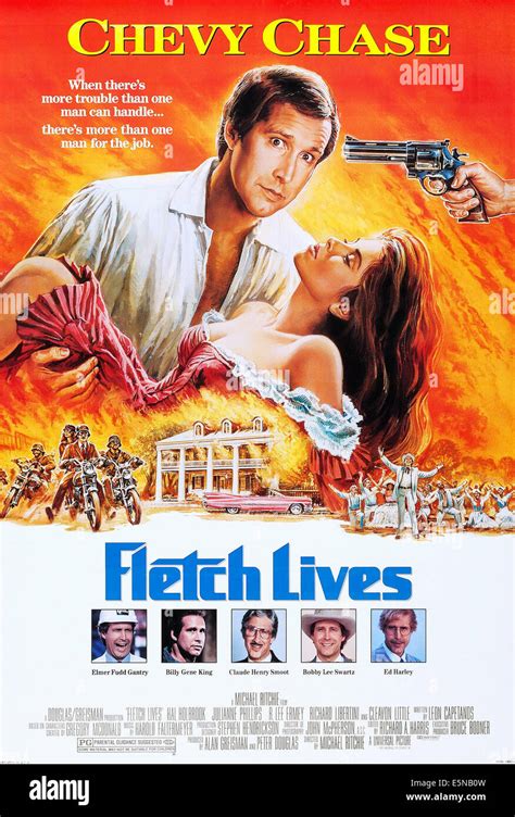 Fletch Lives From Left Chevy Chase Julianne Phillips 1989