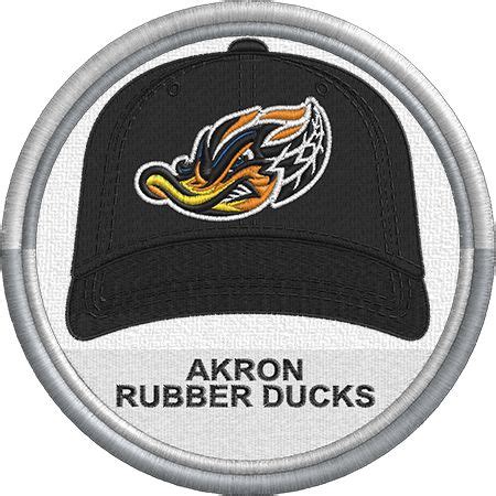 Akron Rubber Ducks Baseball Cap Hat Sports Logo Eastern League