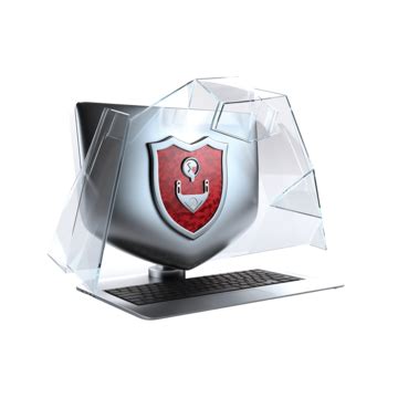 Desktop With Padlock In Shield Desktop Lock Padlock PNG Transparent