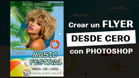 Como Hacer Un FLYER Publicitario En PhotoshopFlyer Moderno Para Redes