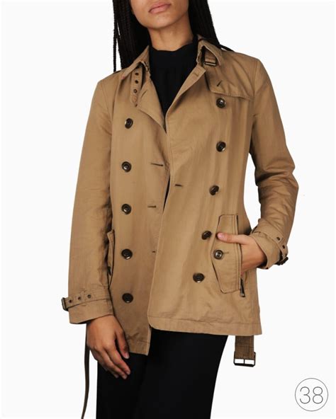 Casaco Burberry Original Trench Coat Curto Bege Feminino