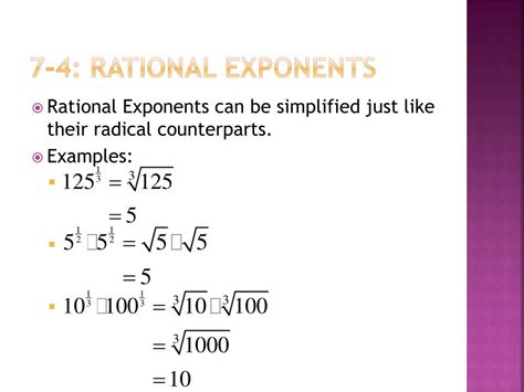 Ppt Unit Radical Functions Rational Exponents Powerpoint