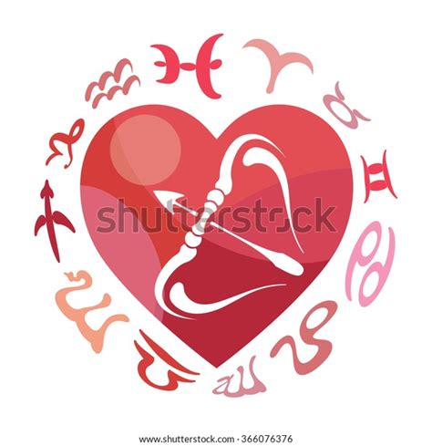 Sagittarius Zodiac Sign Vector Illustration Stock Vector Royalty Free