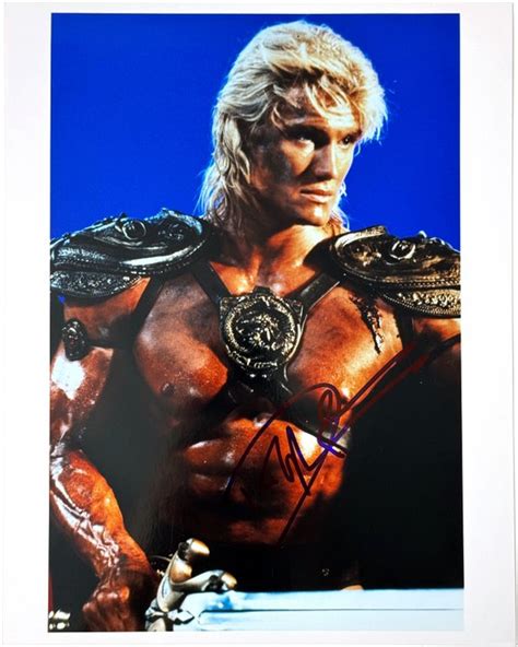 Dolph Lundgren As He Man Authentic Signed Photo From Masters Of