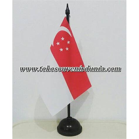 Jual Bendera Meja Negara Singapura Koleksi Traveling Dan Acara Kantor