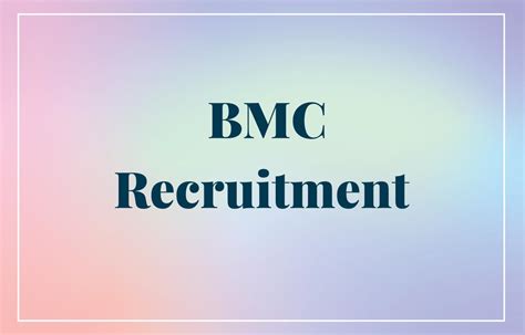 BMC Recruitment 2023 Last Date For 149 Junior Clerk And Other Posts