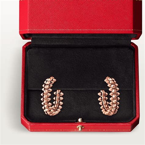 Crb Clash De Cartier Earrings Small Model Rose Gold