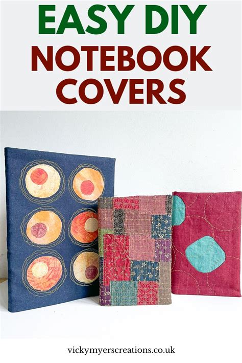 Customizable And Easy DIY Notebook Cover VickyMyersCreations