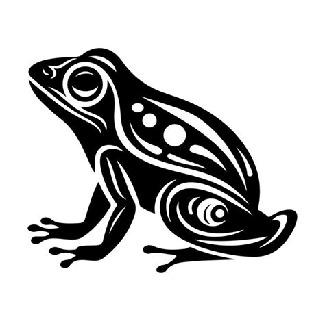 Premium Vector Frog Silhouette Vector Illustration