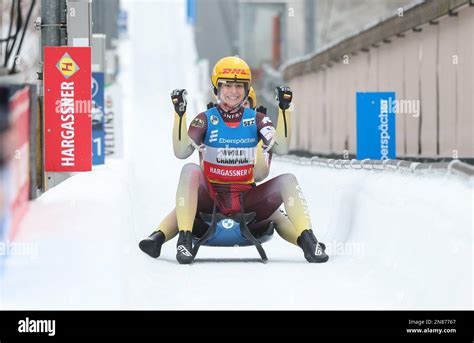 Winterberg Germany 11th Feb 2023 Luge World Cup Doubles Women