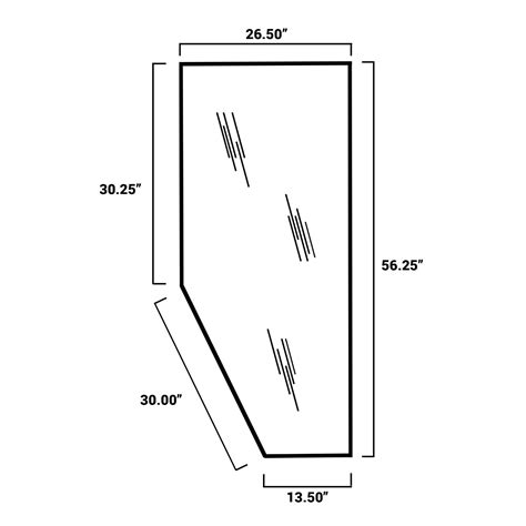 E L77647 Lh Cab Door Glass For John Deere 6930 7130 7320 7220 7230