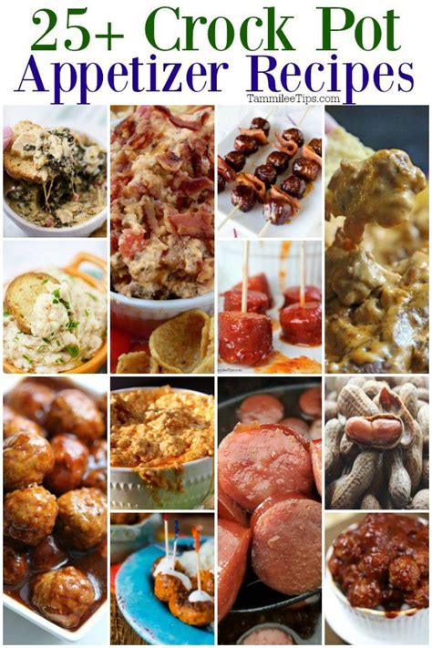 25 Crock Pot Appetizer Recipes In 2020 Appetizer Recipes Crockpot