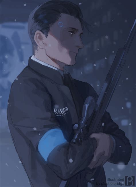 Connor Detroit Become Human Image By Plastic Bridge