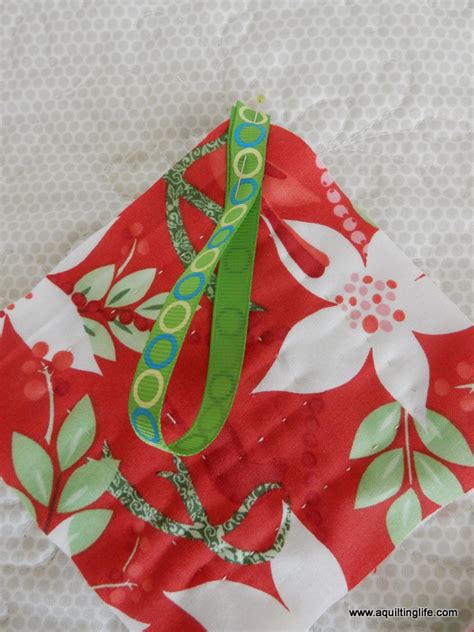 Quilted Christmas Ornament Tutorial A Quilting Life A Quilt Blog