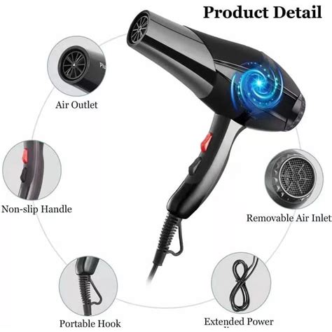 Jual Hair Dryer 800 Watt Pengering Rambut Profesional Beauty Care