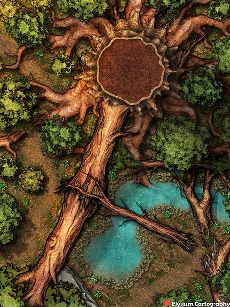 forest  tethyr map   dd world dnd map  trees dnd