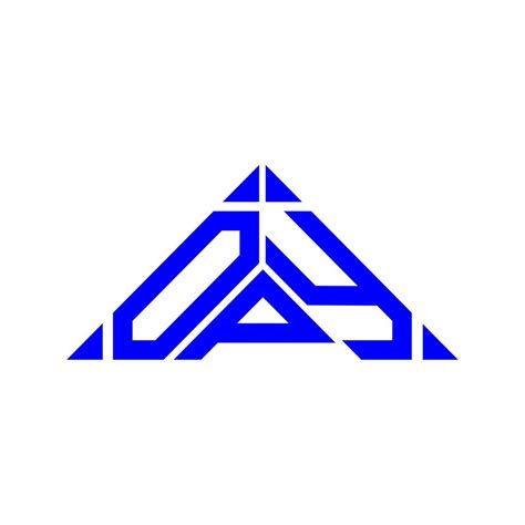 opy letter logo creative design  vector graphic opy simple