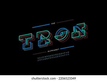 117 Tron Font Images, Stock Photos & Vectors | Shutterstock