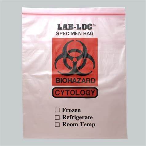 Lk Packaging Lab Cyt Lab Loc Reclosable Wall Specimen Bags