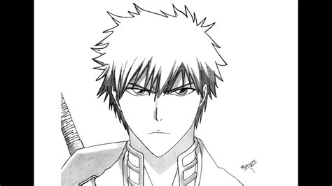 Como Dibujar A Ichigo Kurosaki Bleach How To Draw Ichigo Kurosaki