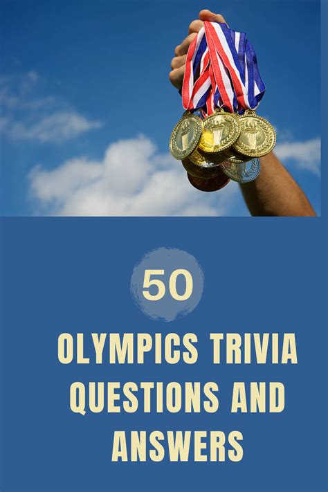 50 Olympics Trivia Questions And Answers Trivia Inc