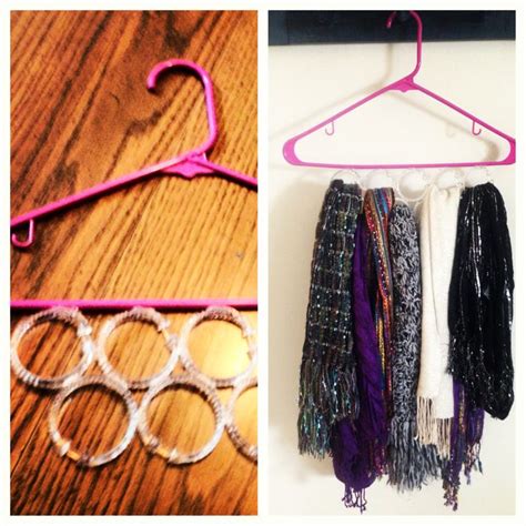 Diy Scarf Hanger Organizar